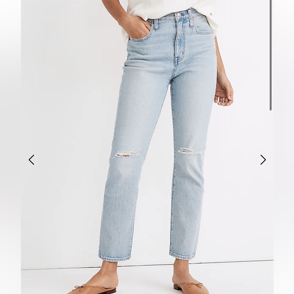 The High-Rise Slim Crop Boyjean in Dumas Wash: Ripped Edition